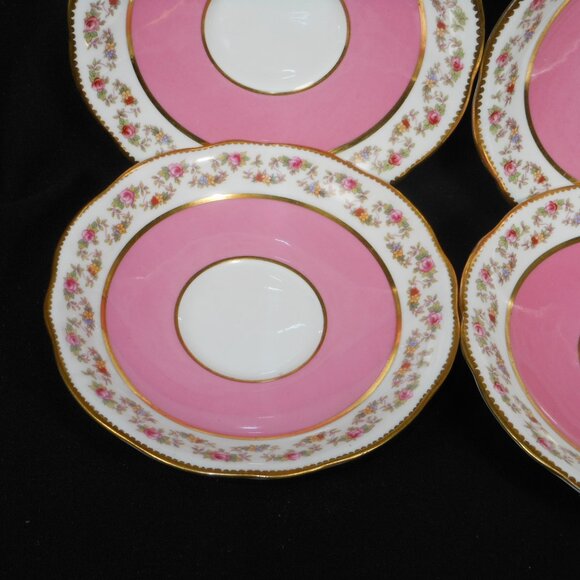 4 Vintage Saucers. Aynsley U.K. #982 - Picture 2 of 8